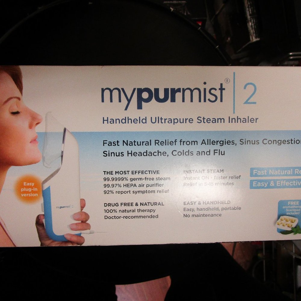 MyPurMist 2 Handheld Ultrapure Sinus Steam Inhaler Kit